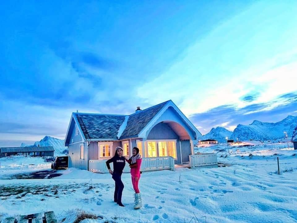 Banpim Beachside Lofoten Ramberg Exterior photo